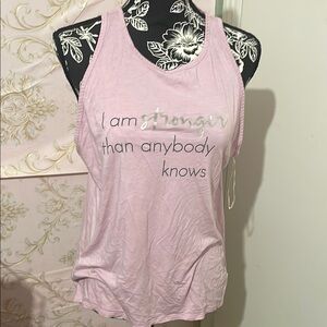 Pink Sleeveless Women's Top